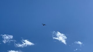 Servicios Aéreos Ahau GA8 Airvan XBPJB climb out of Cozumel [upl. by Meng545]