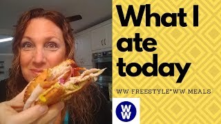 What I ate today on WW FreestyleFoil pack meal for WW [upl. by Jamnis894]