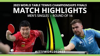 Liang Jingkun vs Darko Jorgic  MS R16  2023 ITTF World Table Tennis Championships Finals [upl. by Atrebla600]