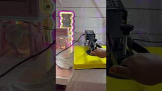 ASMR using my heat press asmr heatpress heatpressmachine packingasmr pink packingorders [upl. by Teagan]