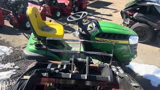 John Deere D140 Lawn Tractor no start sitting for four years Will it start [upl. by Anaud]