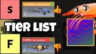 I UNLOCKED DAMASCUS IN CODM… Heres my Tier List 👀 ALL WEAPONS🥸🗿 [upl. by Aniat]