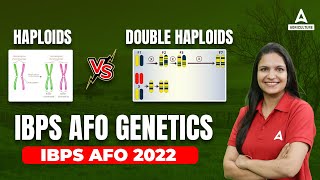 Haploids Vs Double Haploids  IBPS AFO Genetics By Dr Meenakshi Rathi  IBPS AFO 2022 [upl. by Ecyrb]