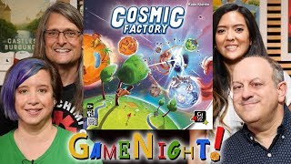 Cosmic Factory  GameNight Se7 Ep40  How to Play and Playthrough [upl. by Nocaed]