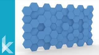 Grasshopper Tutorial  Hexagon Panels [upl. by Tompkins]