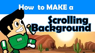 How to MAKE a scrolling background in Scratch 30  Scratch tutorial [upl. by Sessylu]