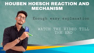 HOUBEN HOESCH REACTION AND ITS MECHANISM [upl. by Barbra]