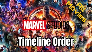 All MCU MoviesShows In Chronological Order 2023 [upl. by Haerle]