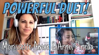 Morisette Amon amp Arnel Pineda quotI finally found someonequot Video Reaction [upl. by Anitnuahs8]