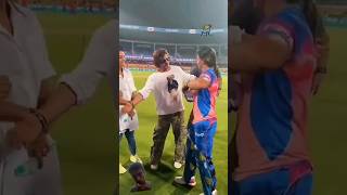 Harmanpreet Kaur meets Shah Rukh KhanWPL2024 ytshorts [upl. by Rannug496]