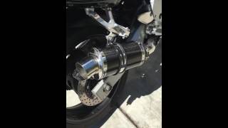 Delkevic Exhaust on a 2003 YZF600R Thundercat [upl. by Narbig]