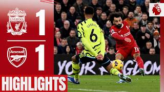 Mo Salah Scores in Premier League Draw  Liverpool 11 Arsenal  Highlights [upl. by Balbinder]