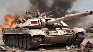 Just Happened US turbo powered tank destroyed 80 russian T72 tanks [upl. by Buhler]