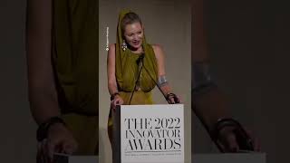 Kate Moss slurs appears to stumble during speech at awards ceremony [upl. by Nimoynib]