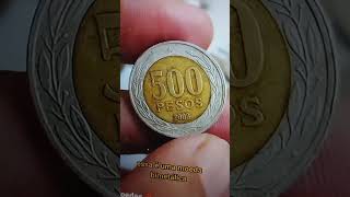 Top 500 Peso 2003 Chileno Valor Atualizado moedas coin [upl. by Fagan588]