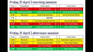 Broomball Australia Nationals 2023  Day 1 Session 2 [upl. by Devlen]