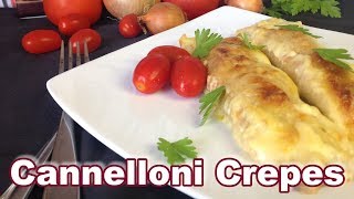 Cannelloni Crepes Recipe [upl. by Jonell216]