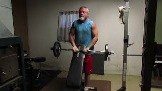 070724 Training  Preacher Curl Triceps Ext Lateral Raises [upl. by Eissel]