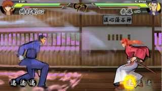 PSP Rurouni Kenshin Meiji Kenkaku Romantan Saisen  Kenshins Story Mode Part 1 [upl. by Marchak]