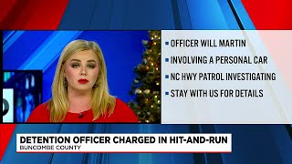 Buncombe Co Detention officer charged in hitandrun [upl. by Atinomar]