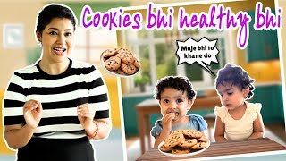 The best batch of cookies for my toddlers Approved by li n di  HINDI  Debina Decodes [upl. by Ynavoeg447]