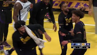 Jaxson Hayes hyped with 5th dunk amp turned the Lakers arena into a complete madness [upl. by Morse505]