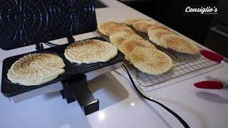 How to Make Pizzelle Cookies with Vitantonio Pizzelle Maker [upl. by Melina]