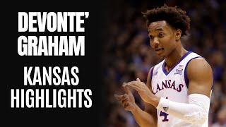 Devonte Graham Official Kansas Jayhawks Highlights [upl. by Mctyre]