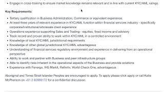 KYC Analyst Job Description Overview [upl. by Aroda]