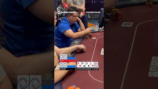 🐐 Bin Weng faces pressure from a player in Philly in the 1100 event sponsored by PokerStars [upl. by Dnalor]