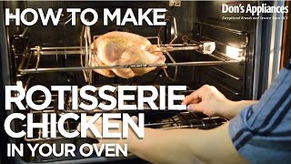 How to Make Rotisserie Chicken in Your Oven  Cooking with Chef Anthony [upl. by Gerhan502]