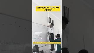 murid sekolah menangis saat menurunkan foto Jokowi dan maruf amin ‼️ nangis sedih jokowi haru [upl. by Jamal]