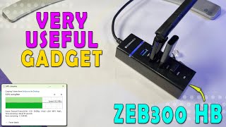 Zebronics ZEB 300 HB  Zebronics 4 Port USB 30 HUB  Review [upl. by Nae]