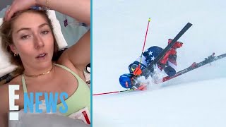 Skier Mikaela Shiffrin Says She Was quotSTABBEDquot in Crash at World Cup Competition  E News [upl. by Lucius233]