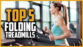 Top 5 Best Folding Treadmills  Product Review Tube [upl. by Ahsimik]