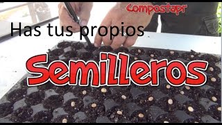 Como Hacer un Semillero 12 [upl. by Airdnalahs]