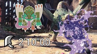 MHW Greatsword  Pukei Pukei solo A rank 210 [upl. by Hayne20]