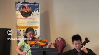 Ben and Zhiqing’s unique impromptu duet of the StarSpangled Banner at Second Home Senior Center [upl. by Elna480]