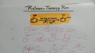 ReimerTiemann Reaction conversation of phenol into Salicylaldehyde [upl. by Wendeline]