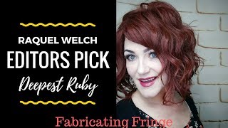 I went RED Raquel Welch  Editors Pick  Deepest Ruby RL3335  Wig Review [upl. by Keelby369]