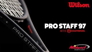 Wilson Pro Staff 97 Countervail Tennis Racquet Review [upl. by Hege415]