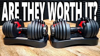 Are Bowflex SelectTech 552 Adjustable Dumbbells Worth It [upl. by Kehoe]