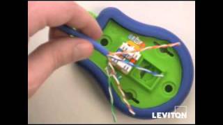 How to Terminate a Leviton Quickport Connector [upl. by Sivatnod854]