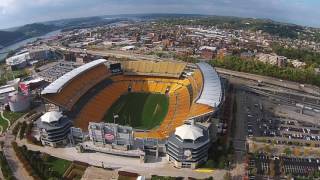 Drone over Heinz Field [upl. by Itnavart494]