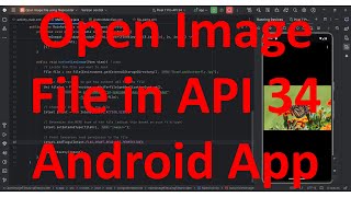 How to open an Image file from Download folder using FileProvider in your Android App in SDK API 34 [upl. by Weisbrodt]