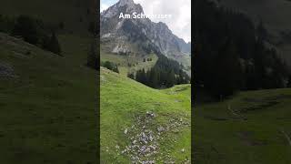 Blick auf den Schwarzsee swissmonamour djidrone suisse schwarzsee [upl. by Adnohsed]