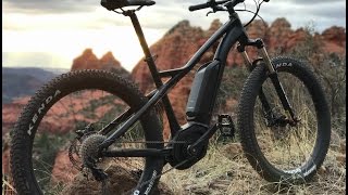 Out test riding the IZIP E3 Peak in Sedona AZ  Electric Bike Report [upl. by Joeann]