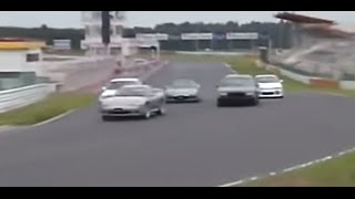 Best Motoring crew race in their own personal cars 1994 [upl. by Laehcym447]