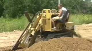 89 Vermeer T450 Trencher [upl. by Ube]