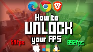 How to UNLOCK your FPS on ANY BROWSER Windows Mac Linux [upl. by Oeram]